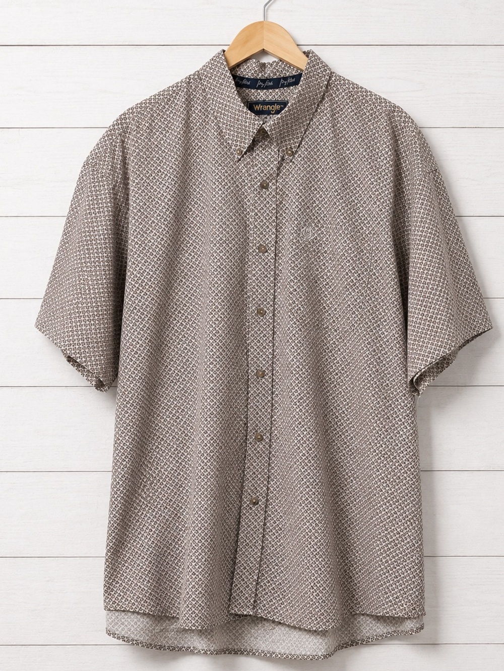 Wrangler George Strait Men’s 3XL Geometric Western Button Down Shirt